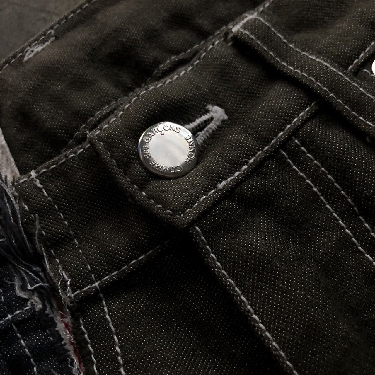 Comme des Garcons Comme Des Garçons AD2000 Reconstructed Spilt Denim Size US 30 / EU 46 - 6 Thumbnail