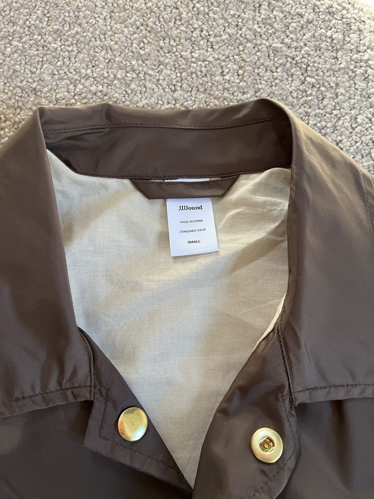 JJJJound Brown coaches jacket Size US S / EU 44-46 / 1 - 2 Thumbnail