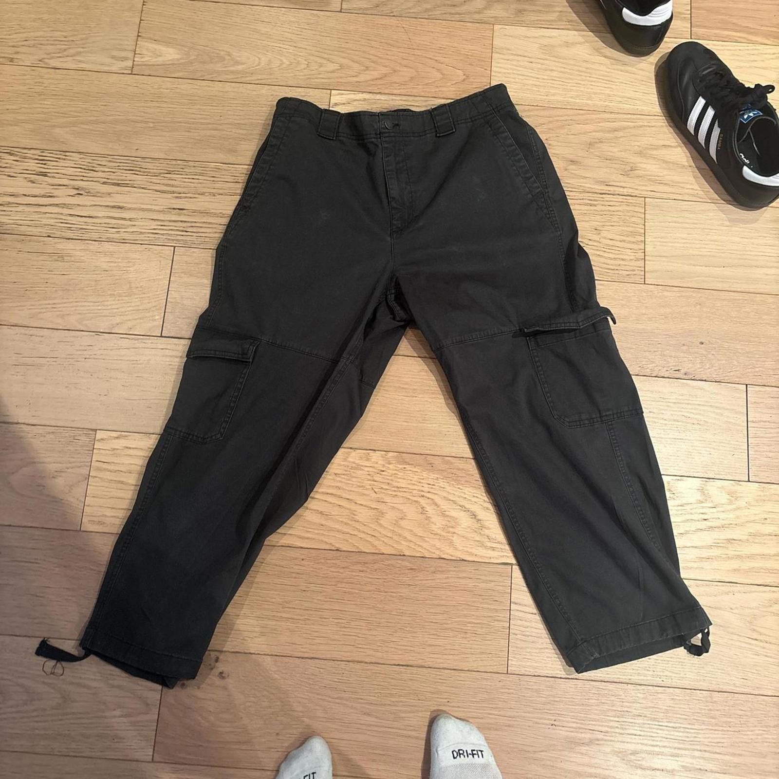 Old Navy Old Navy Men's Black and Brown Trousers Size US 34 / EU 50 - 2 Thumbnail