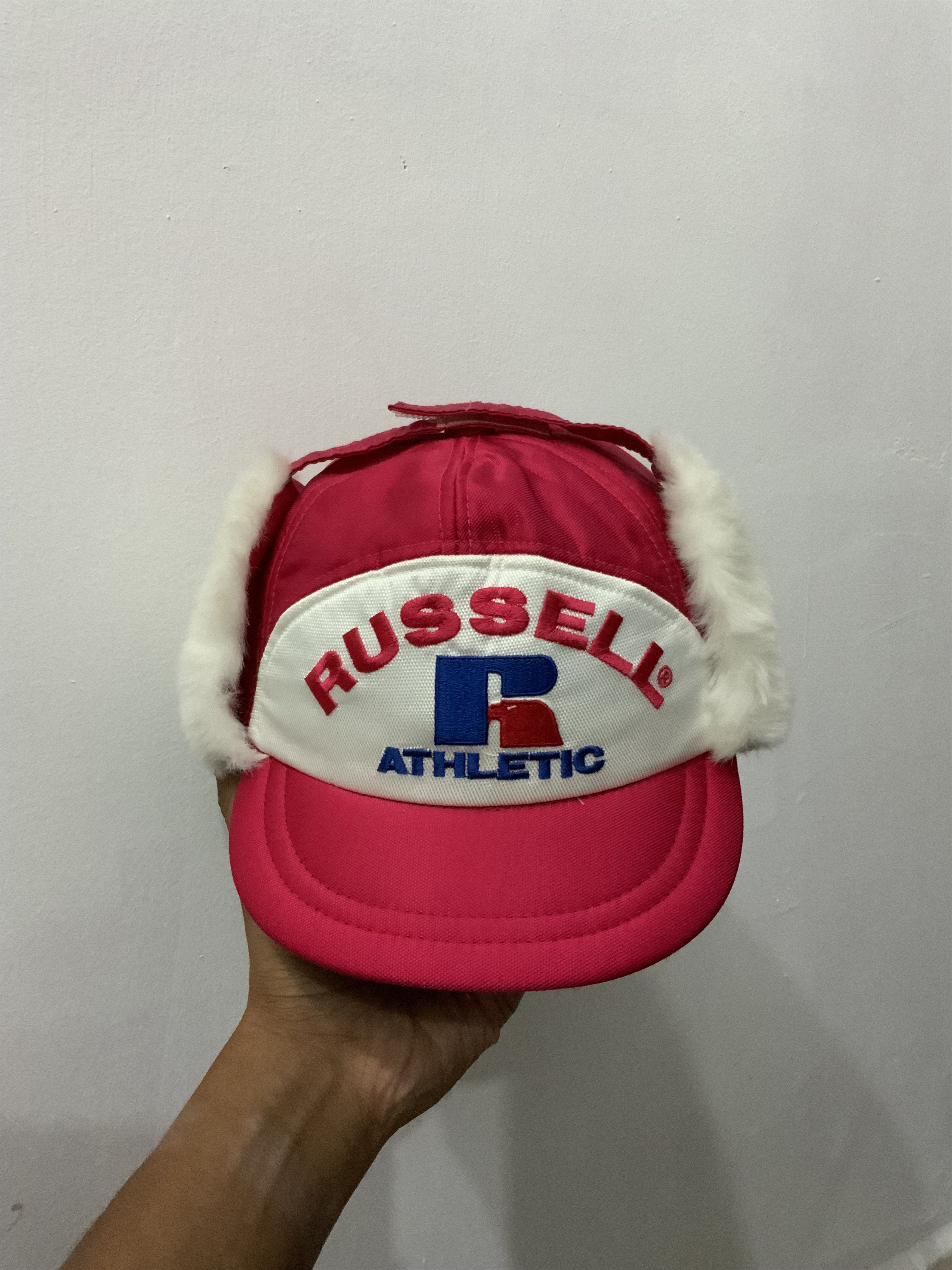Japanese Brand Vintage Russell Athletc Mohair Fur Ski Hat Size ONE SIZE - 5 Thumbnail