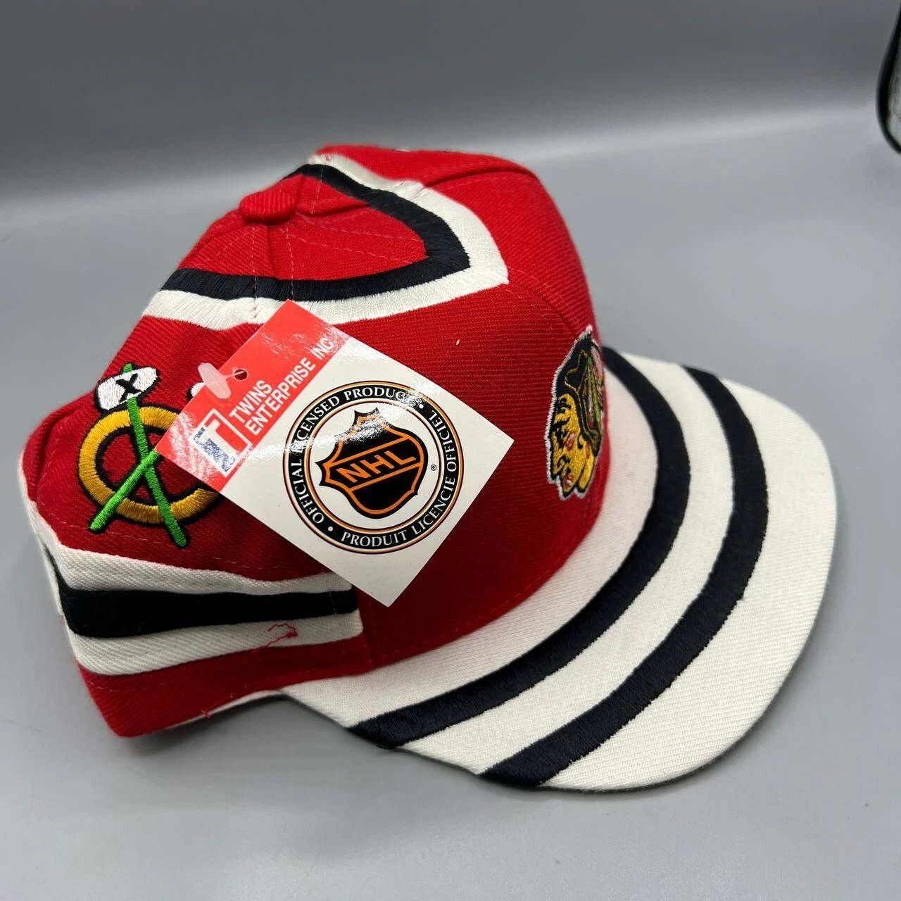 Twins Enterprise Inc. × Vintage Chicago Blackhawks Hat Men Twins Enterprise NHL Snap Back Size ONE SIZE - 5 Thumbnail