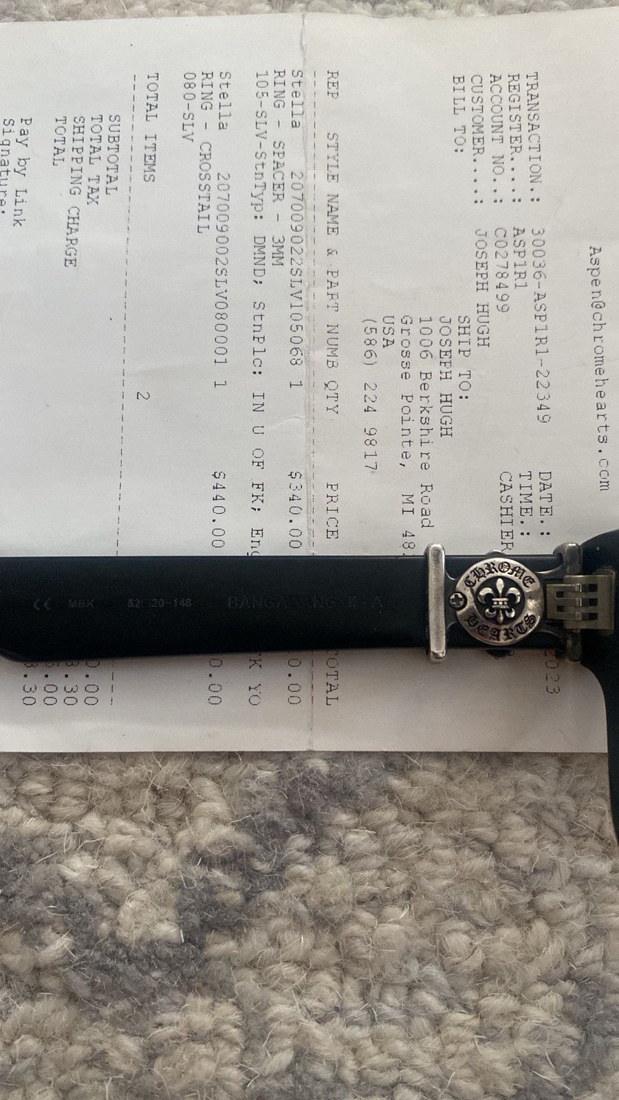 Chrome Hearts Chrome Hearts Bangadang Glasses Size ONE SIZE - 3 Thumbnail