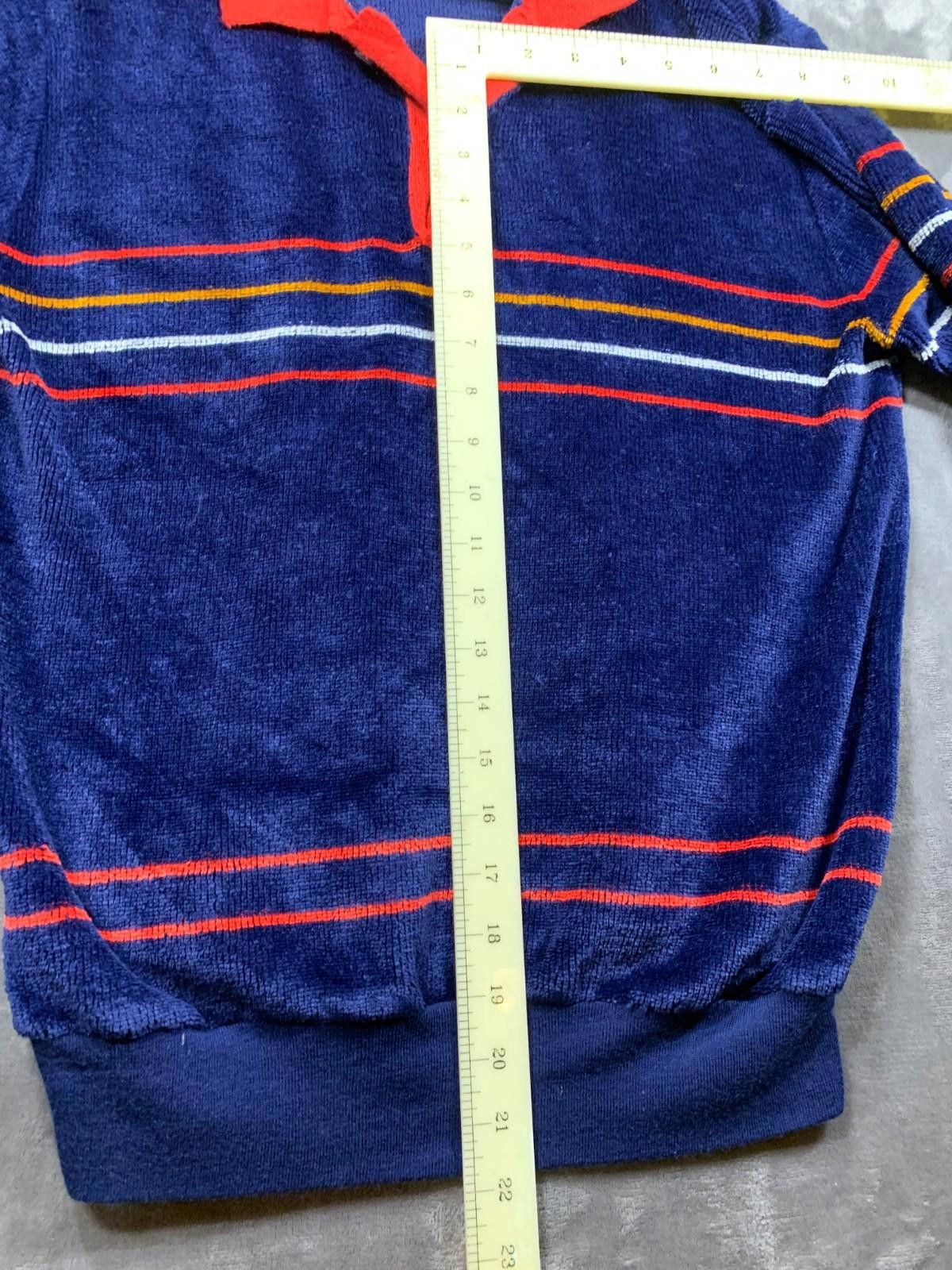 Designer Left Bank Corduroy Vntg Shirt Men’s L Striped Surf 80s (105) Size US L / EU 52-54 / 3 - 6 Thumbnail