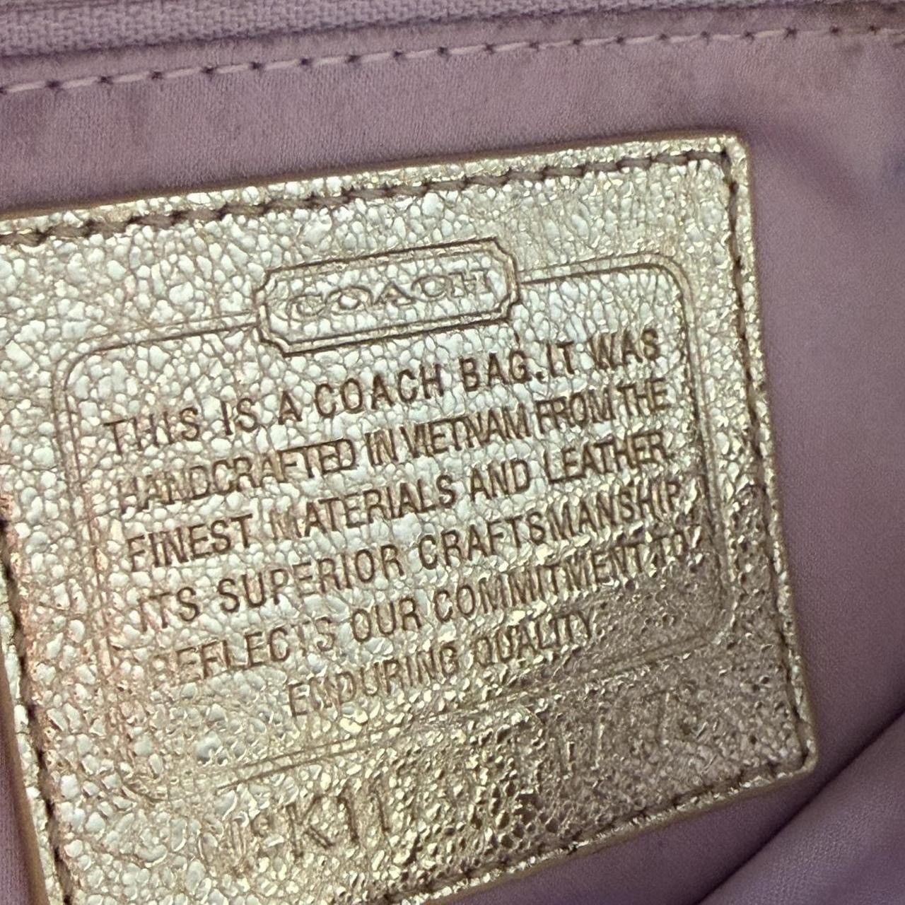 Coach Rare Purple Vintage Coach Leather Bag Y2K Size ONE SIZE - 6 Thumbnail