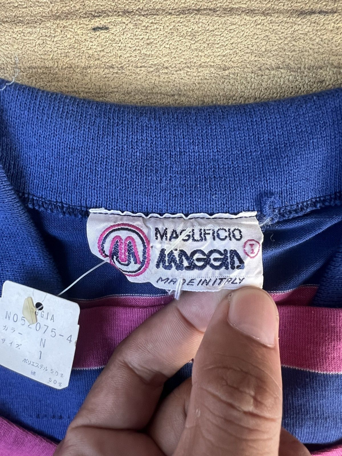 Vintage Super rare Vintage maglificio maggia dead stock poloshirt Size US S / EU 44-46 / 1 - 6 Thumbnail