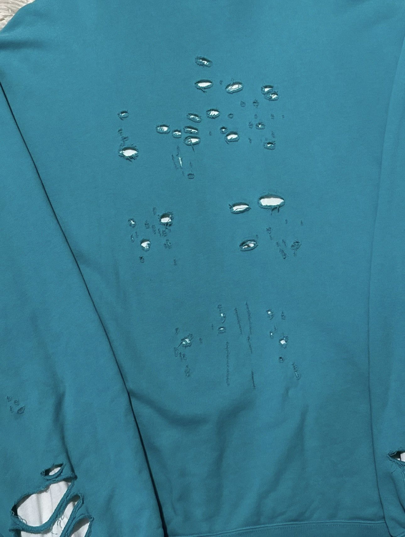 Balenciaga Balenciaga SS21 Destroyed Hoodie Size US S / EU 44-46 / 1 - 7 Thumbnail