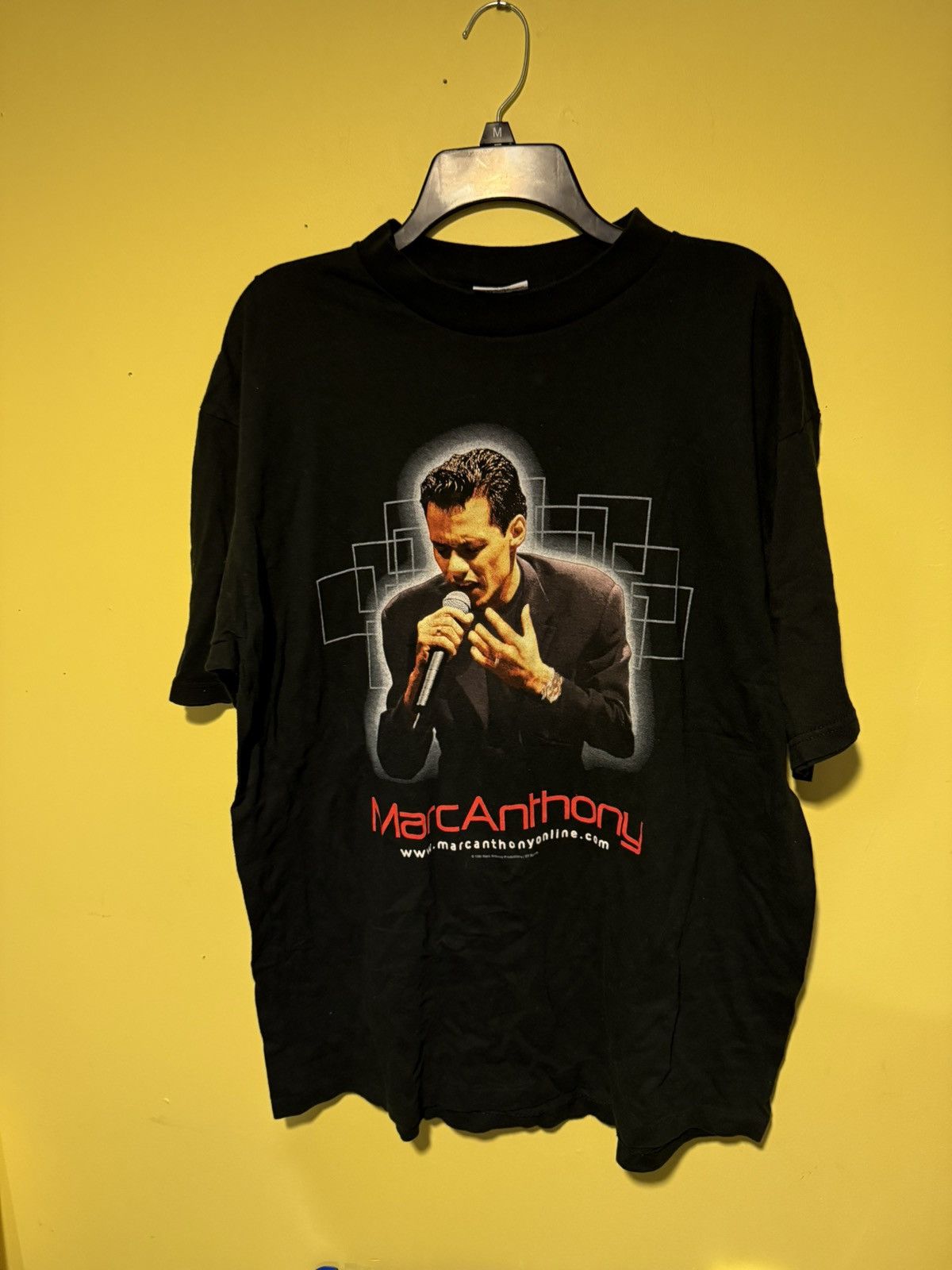 Vintage Y2K Marc Anthony Double Sided Tour T-shirt XL