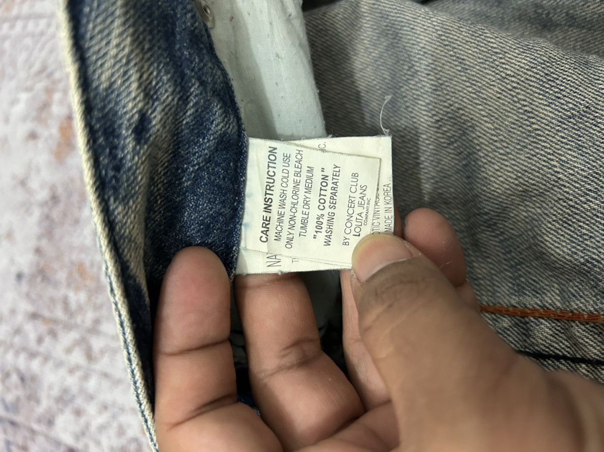 If Six Was Nine × Isamu Katayama Backlash × Japanese Brand Lolita Washed Buckle Back Cropped jeans Size US 32 / EU 48 - 16 Thumbnail