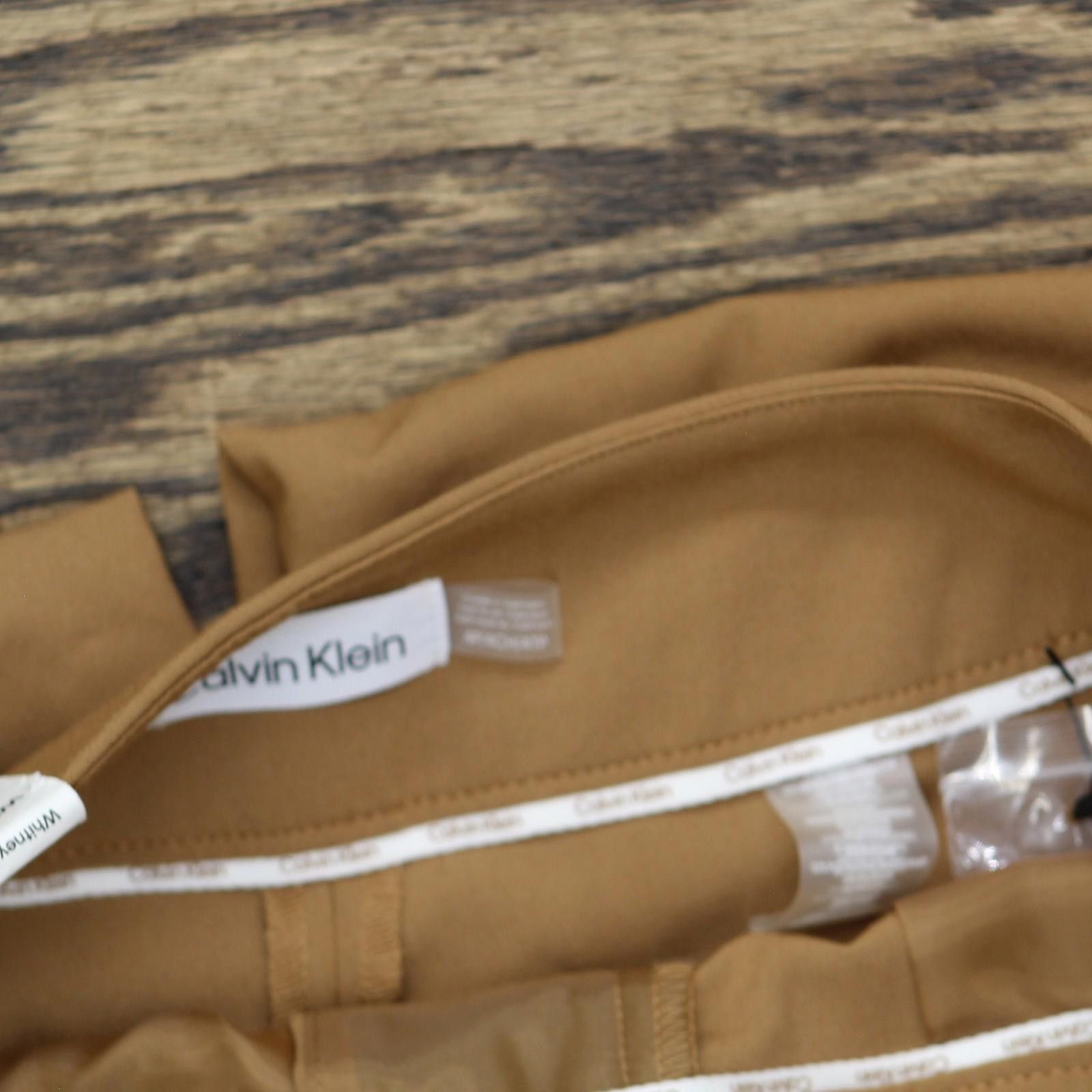 Calvin Klein Nwt Calvin Klein Wide Leg Pants T42pl994 Luggage Brown 4p Size 27" / US 4 / IT 40 - 6 Thumbnail