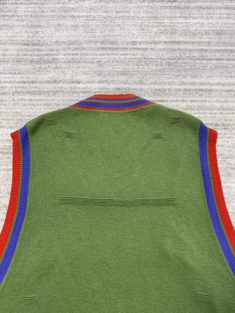 Kiko Kostadinov KIKO KOSTADINOV Dorset Knit Vest Knitted Woolen Vest 2505- Size US 7.5 / EU 40-41 - 5 Thumbnail