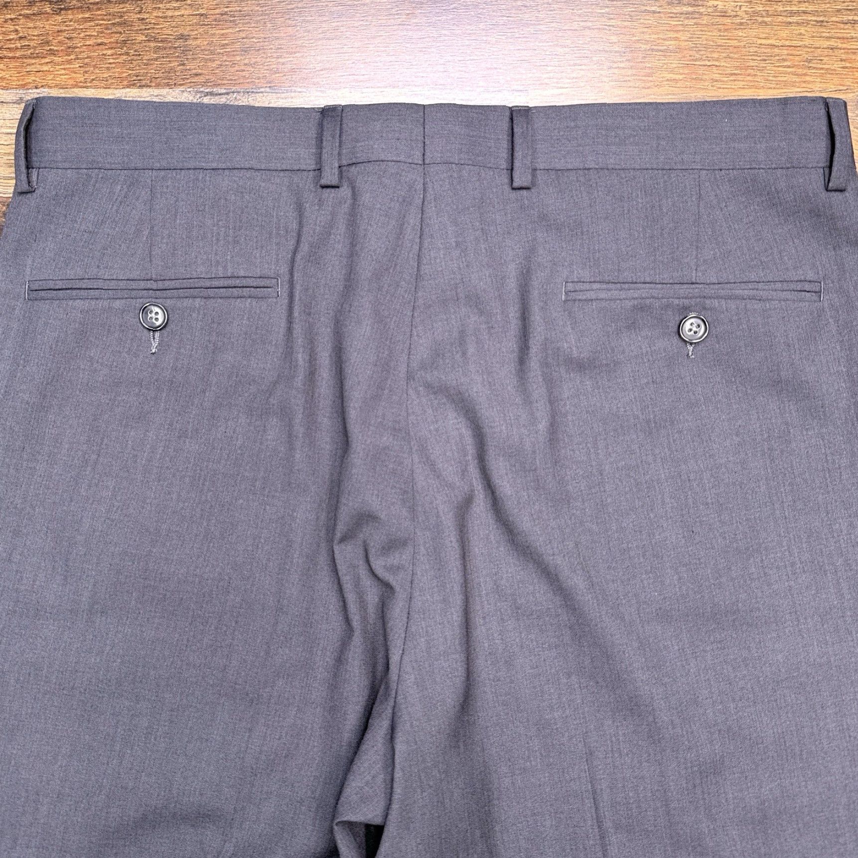 Ralph Lauren Lauren Ralph Lauren Mens Dress Pants 34x32 Gray Flat Front Size US 34 / EU 50 - 5 Thumbnail