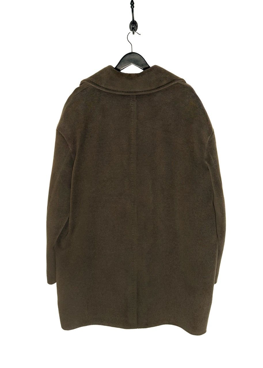 Max Mara Max Mara Studio Gelada Khaki Brown Wool Peacoat Size XL / US 12-14 / IT 48-50 - 4 Thumbnail