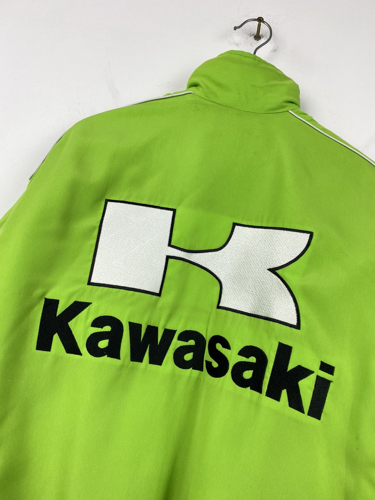Vintage Vintage Kawasaki Racing Jacket Honda BMW Subaru Y2K Size US L / EU 52-54 / 3 - 12 Thumbnail