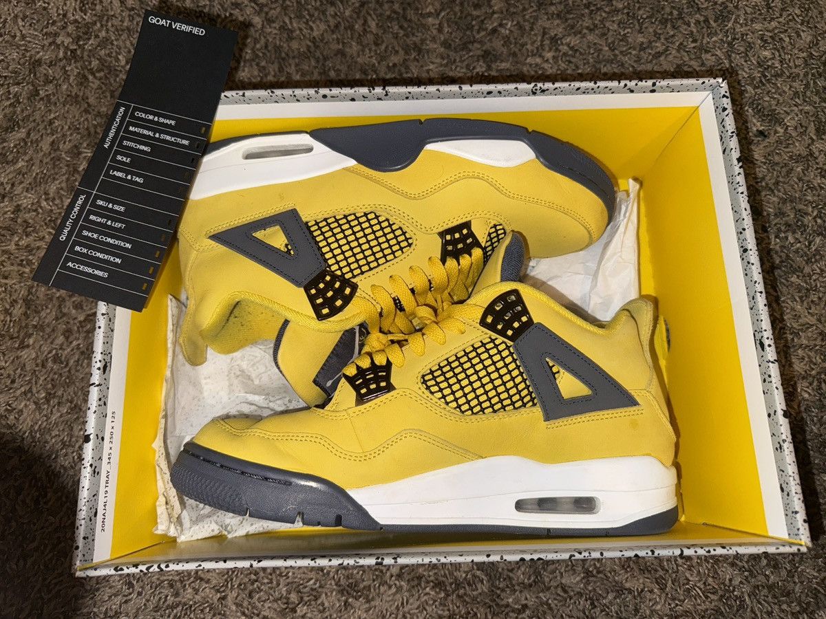 Jordan Brand Air Jordan 4 Retro “Lightning” 2021 Size US 9.5 / EU 42-43 - 1 Thumbnail