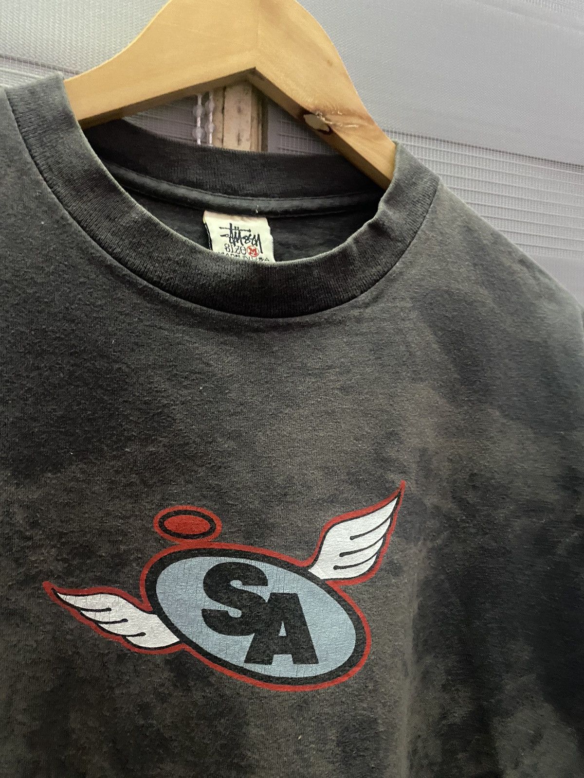 Stussy Vintage 90s Stussy Angels Single Stitch Tees Size US S / EU 44-46 / 1 - 4 Thumbnail