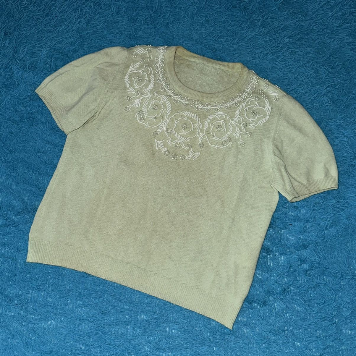 Escada Vintage Escada by Margaretha Ley Cardigan + Top/T Shirt Size S / US 4 / IT 40 - 3 Thumbnail