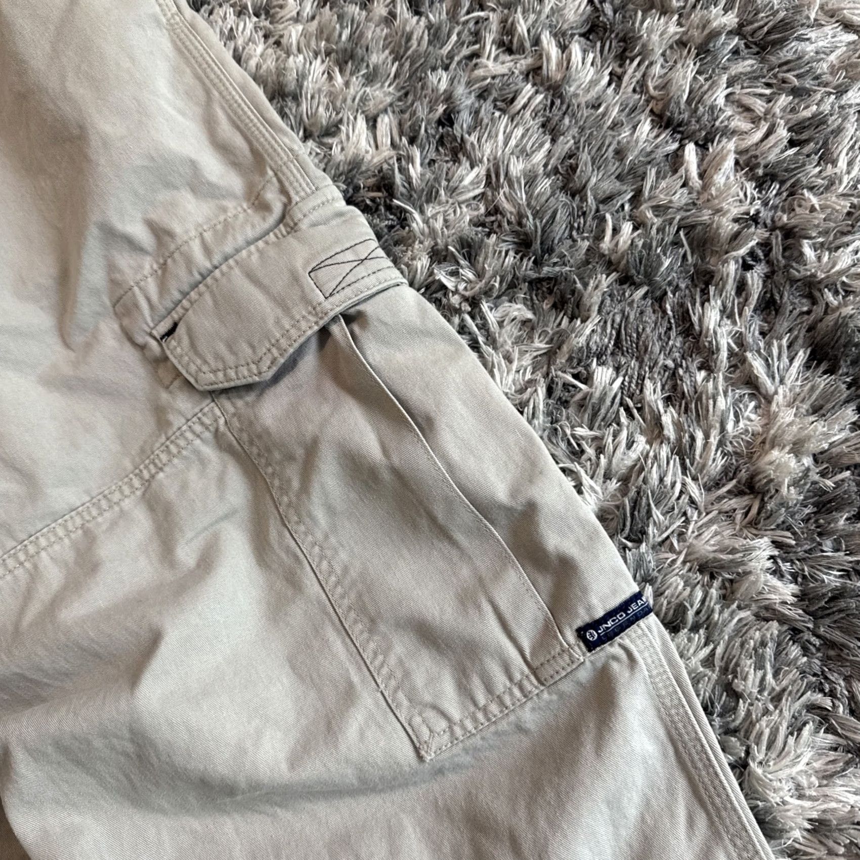 JNCO VINTAGE JNCO Pants Men’s Size 32x30 Khaki Cargo Legendary Embroidered Y2K 90’s Size US 31 - 6 Thumbnail