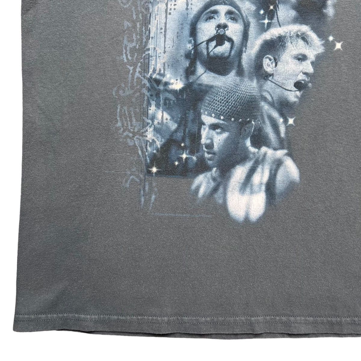 Band Tees × Vintage Vintage 2001 Backstreet Boys Black & Blue World Tour T-Shirt Size US M / EU 48-50 / 2 - 7 Thumbnail