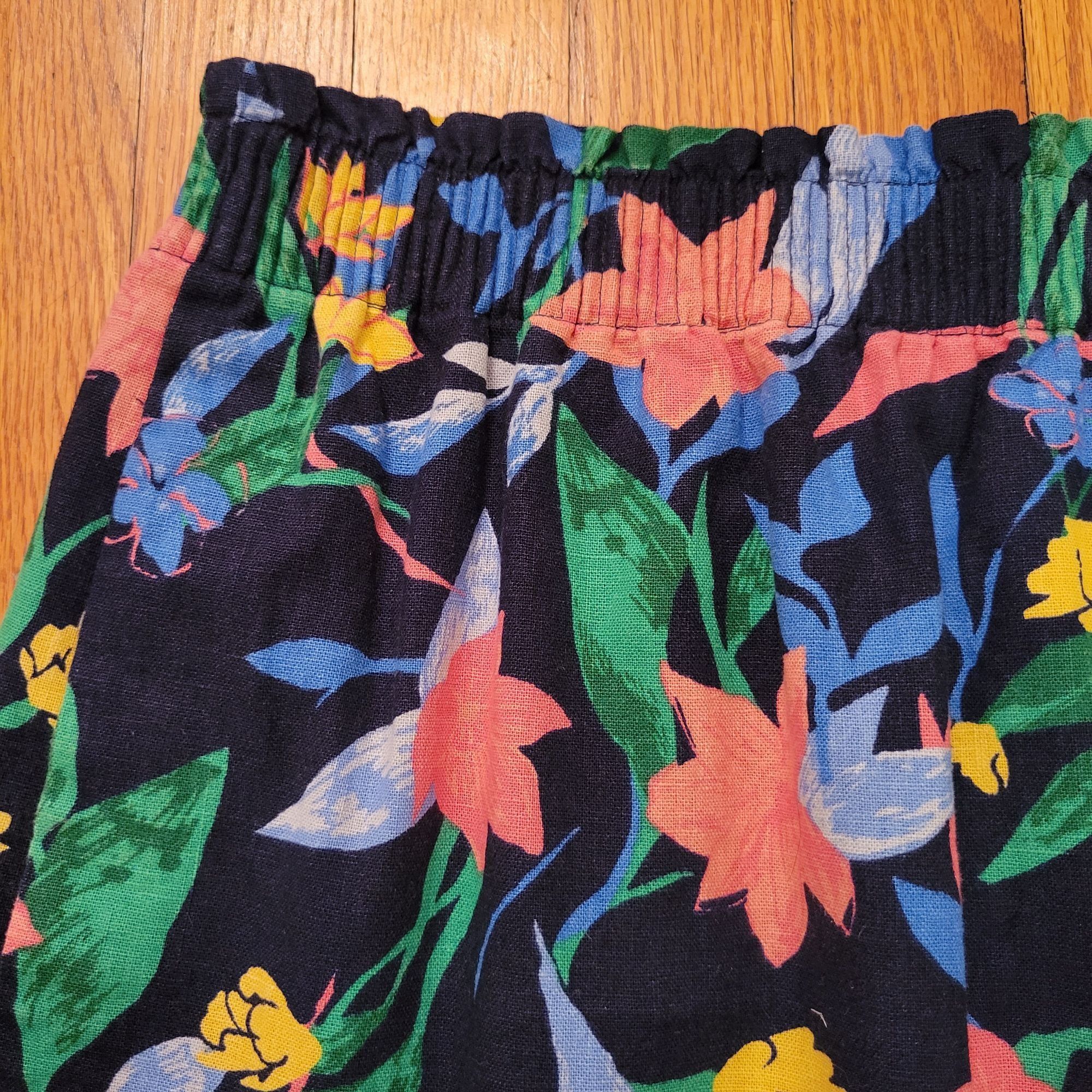 J.Crew J.Crew Floral Paper Bag Waist Mini Skirt 12 Linen Blend Pock Size 34" / US 12 / IT 48 - 7 Thumbnail