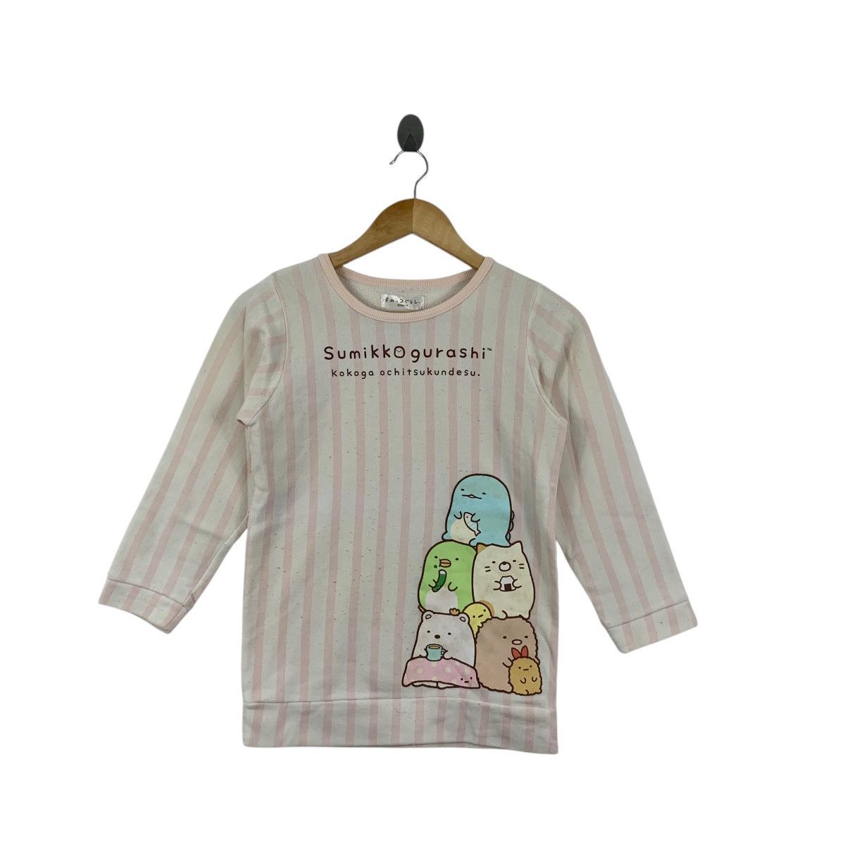 Other SUMIKKO GURASHI SAN-X Characters Anime Striped Tee Shirt Size XXS / US 00 / IT 34 - 3 Thumbnail