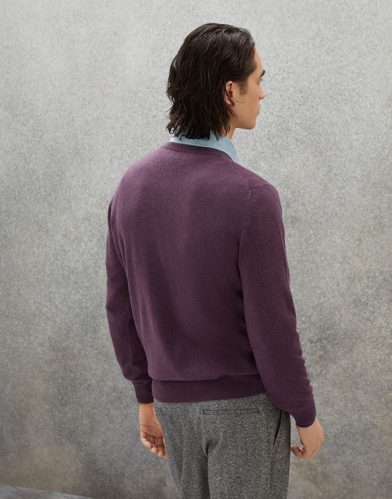 Brunello Cucinelli o1w1db10924 Cashmere Sweater in Marron Size US XL / EU 56 / 4 - 5 Thumbnail