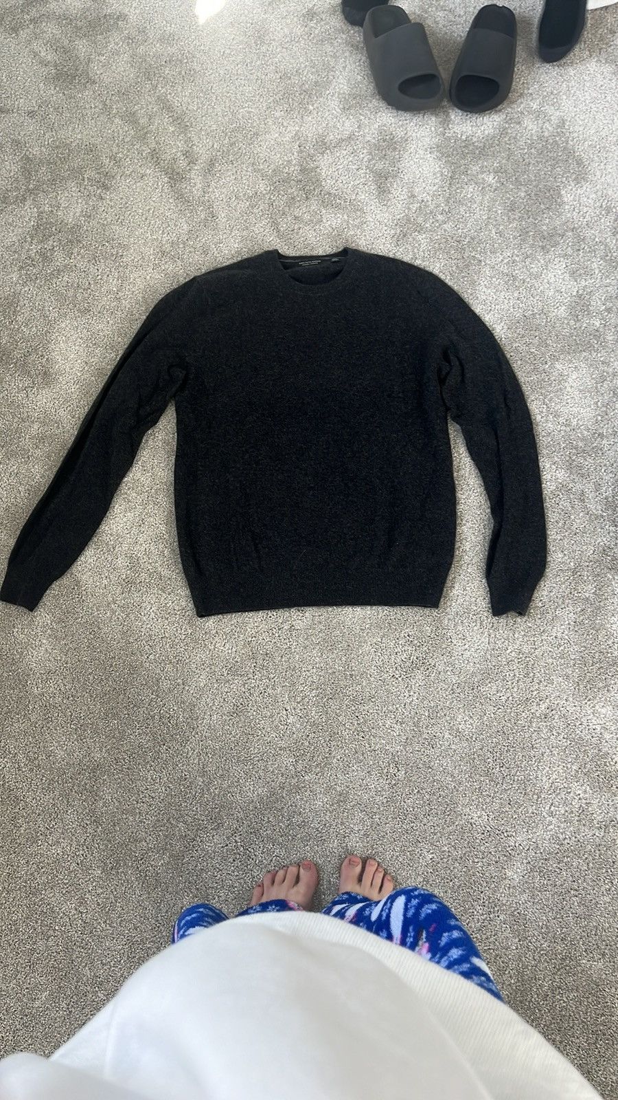 Dark Grey Cashmere Sweater