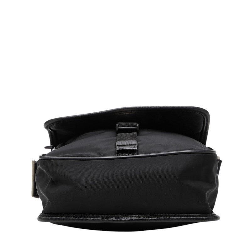 Prada Prada Nylon Logo Shoulder Bag Black Size ONE SIZE - 10 Thumbnail