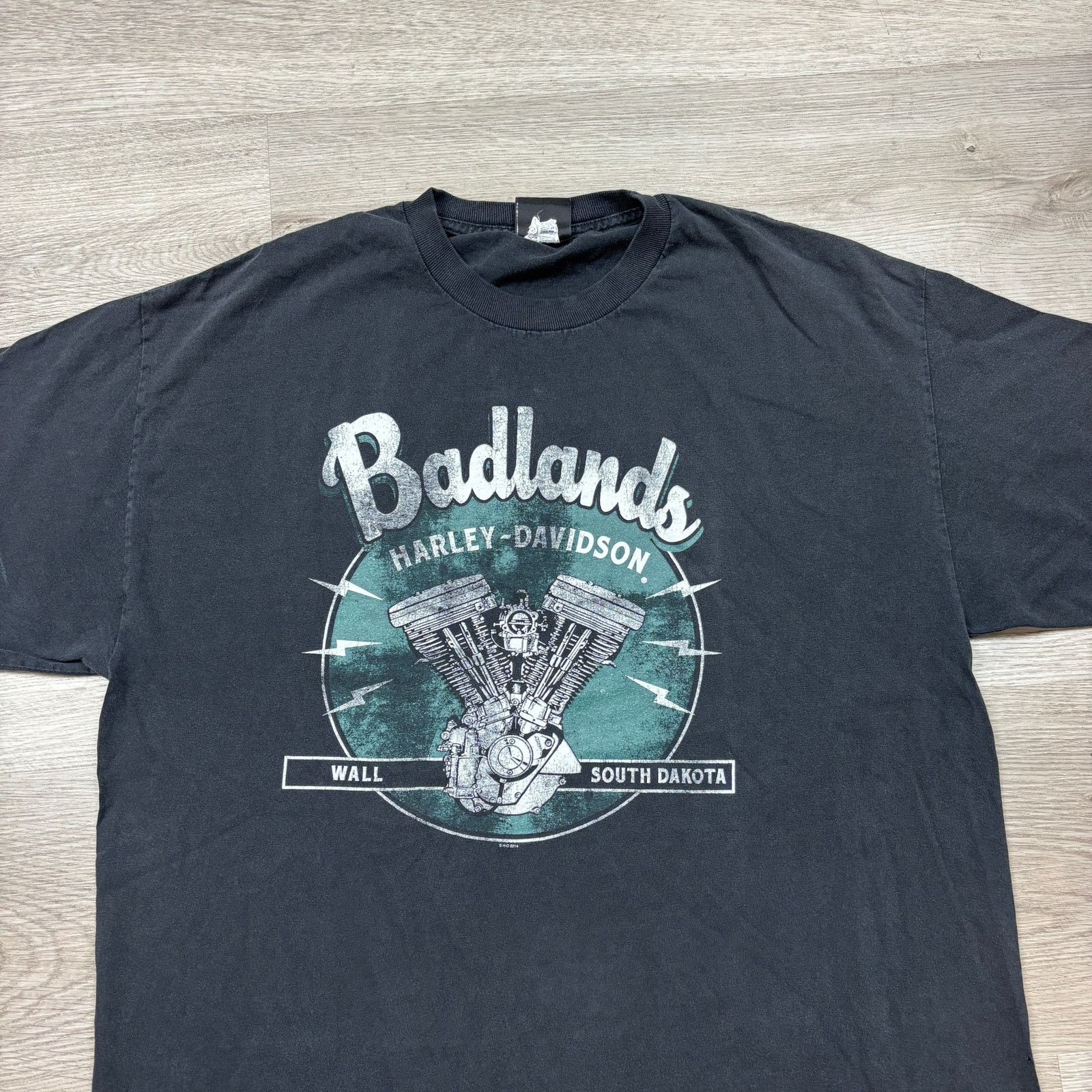 Harley Davidson Harley Davidson Badlands South Dakota Shirt Men's XL Grunge Size US XL / EU 56 / 4 - 2 Thumbnail