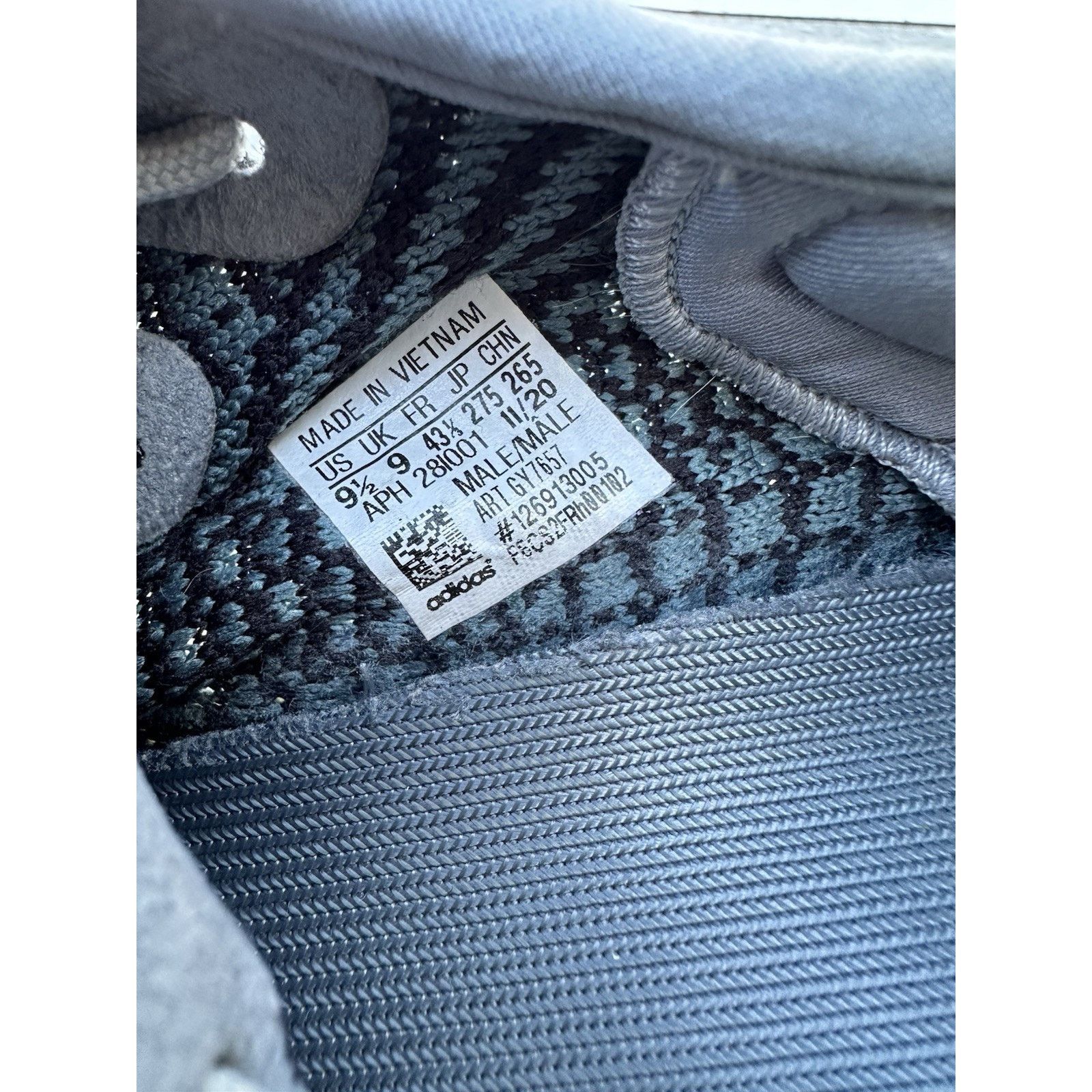Adidas Adidas Yeezy Boost 350 V2 Ash Pearl Sneakers Men's 9.5 Size US 9.5 / EU 42-43 - 9 Thumbnail