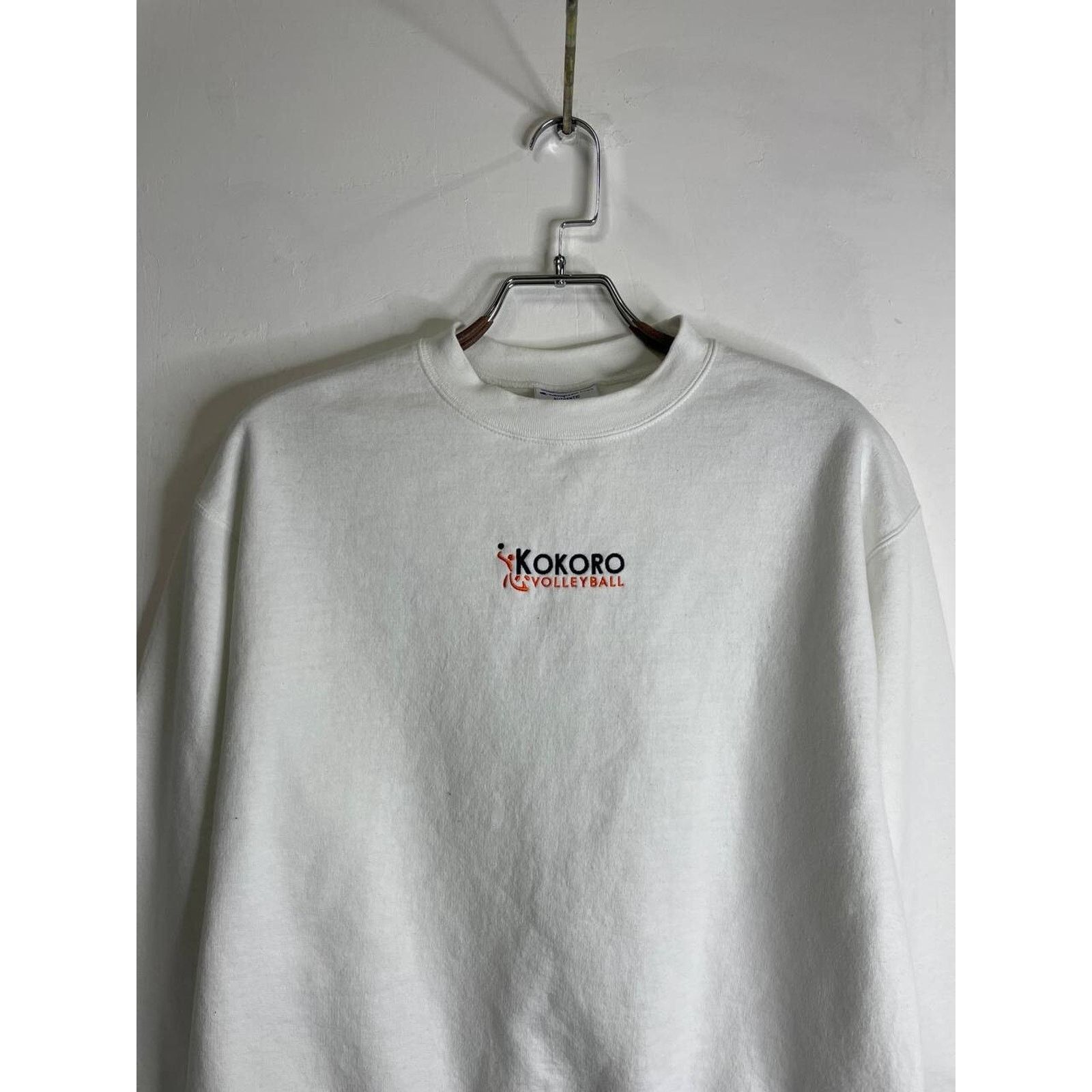 Vintage Vintage Kokoro Volleyball White Crewneck Sweatshirt Size M Size US M / EU 48-50 / 2 - 4 Thumbnail