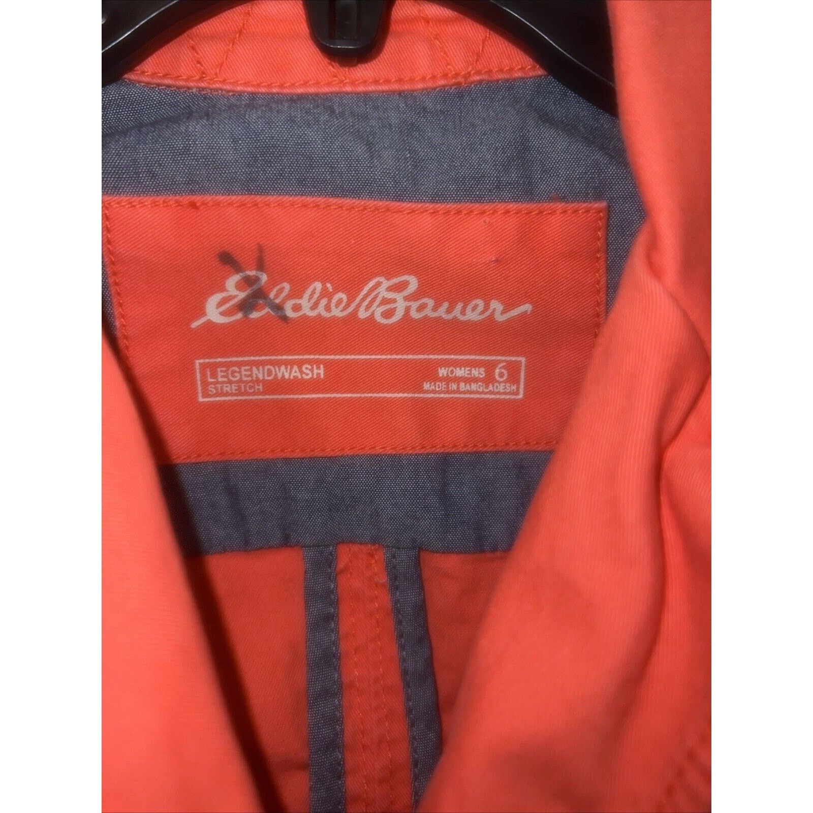 Eddie Bauer Eddie Bauer Blazer Chore Trucker Jacket Women’s 6 Pink Denim Size M / US 6-8 / IT 42-44 - 2 Thumbnail
