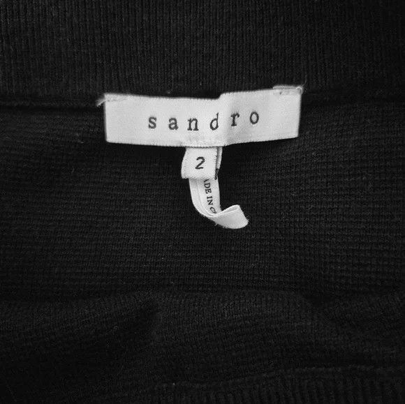 Sandro Cotton Ruffle Knit Skirt Fall Party Gift Spring Summer Size 26" / US 2 / IT 38 - 10 Thumbnail