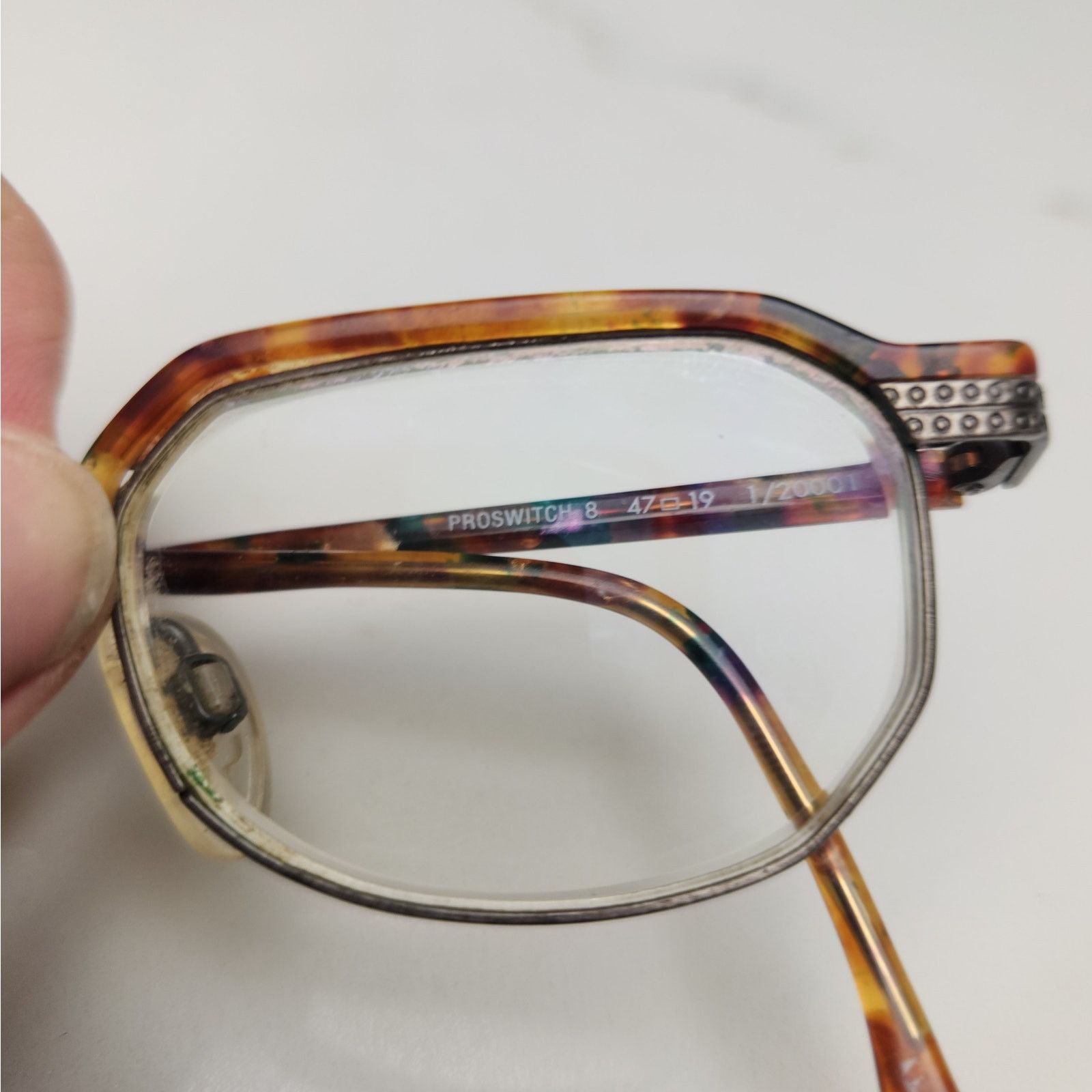 Other Vintage Pro-Design Denmark Glasses Frames Funky Pink Orange Size ONE SIZE - 5 Thumbnail