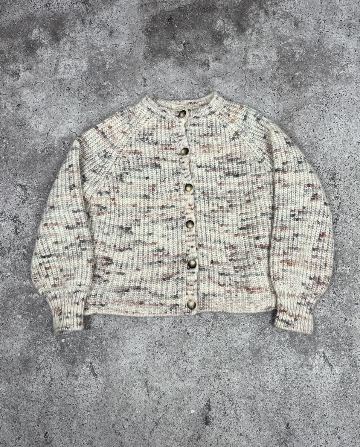 Sezane Sezane Alpaca Cardigan Sweater Beige Size L / US 10 / IT 46 - 1 Thumbnail