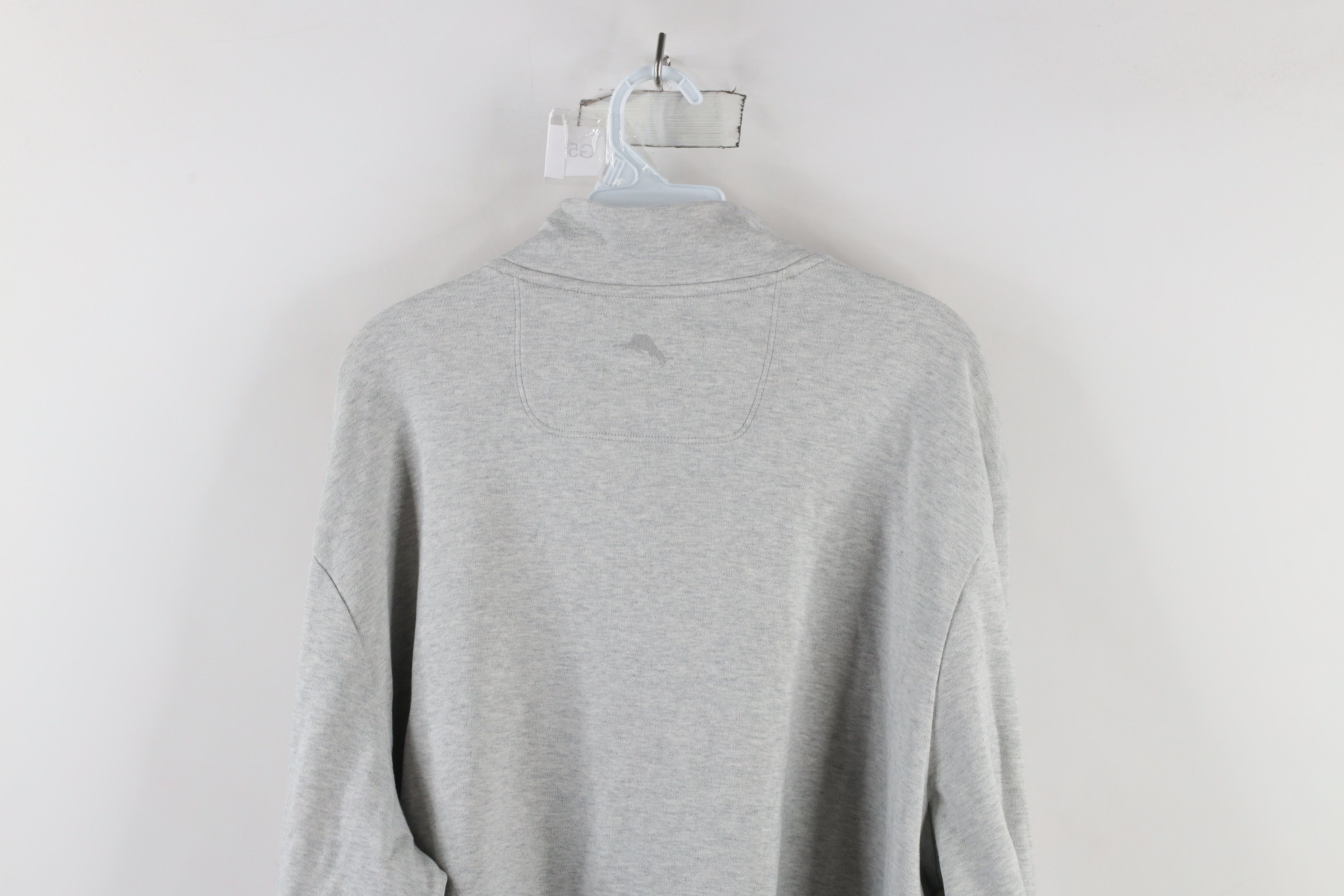 Tommy Bahama × Vintage Tommy Bahama Touch Half Zip Pullover Sweater Heather Gray Size US XXL / EU 58 / 5 - 13 Thumbnail