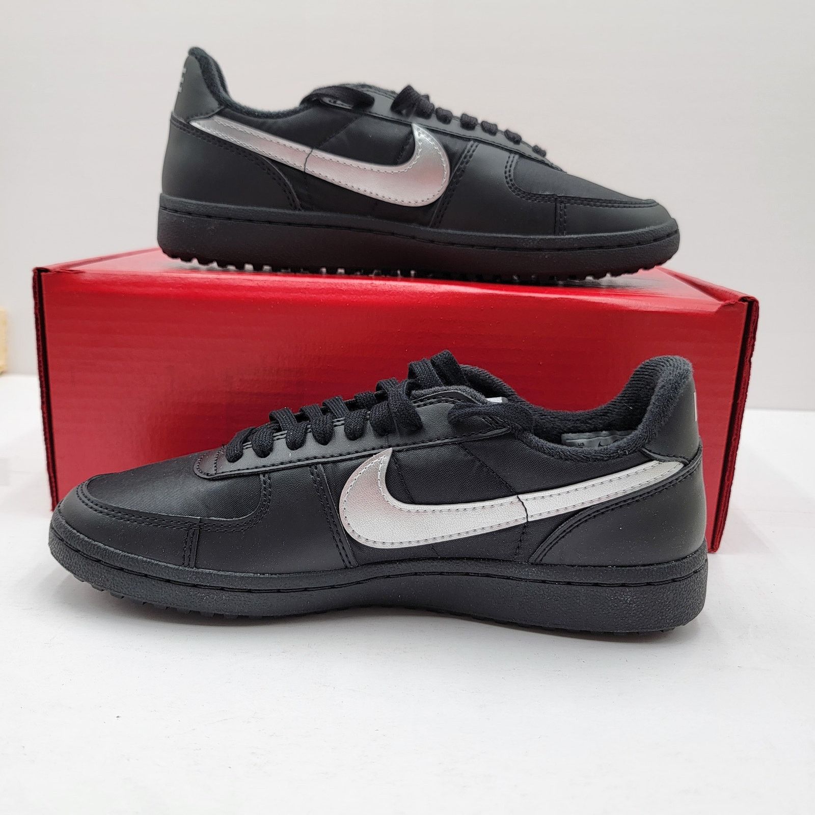 Nike Nike Field General 82 Black Silver - Women's Size 9 - New Size US 9 / IT 39 - 2 Thumbnail