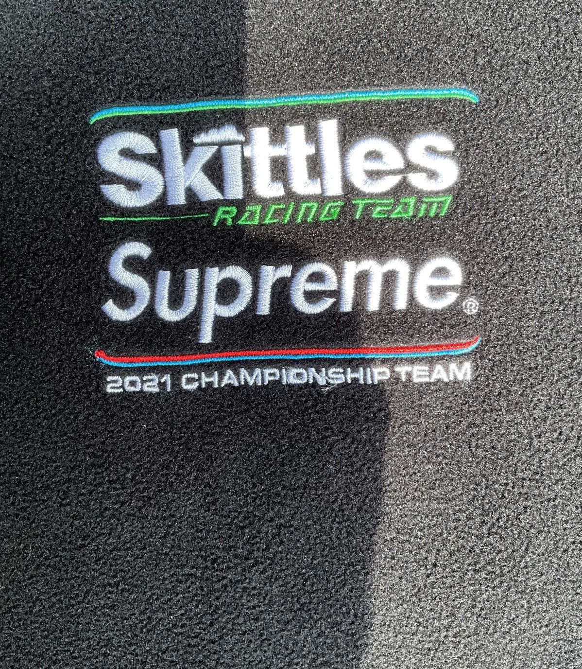 Supreme Supreme Skittles Polartec Fleece Zip Jacket Black Size Large Size US L / EU 52-54 / 3 - 4 Thumbnail