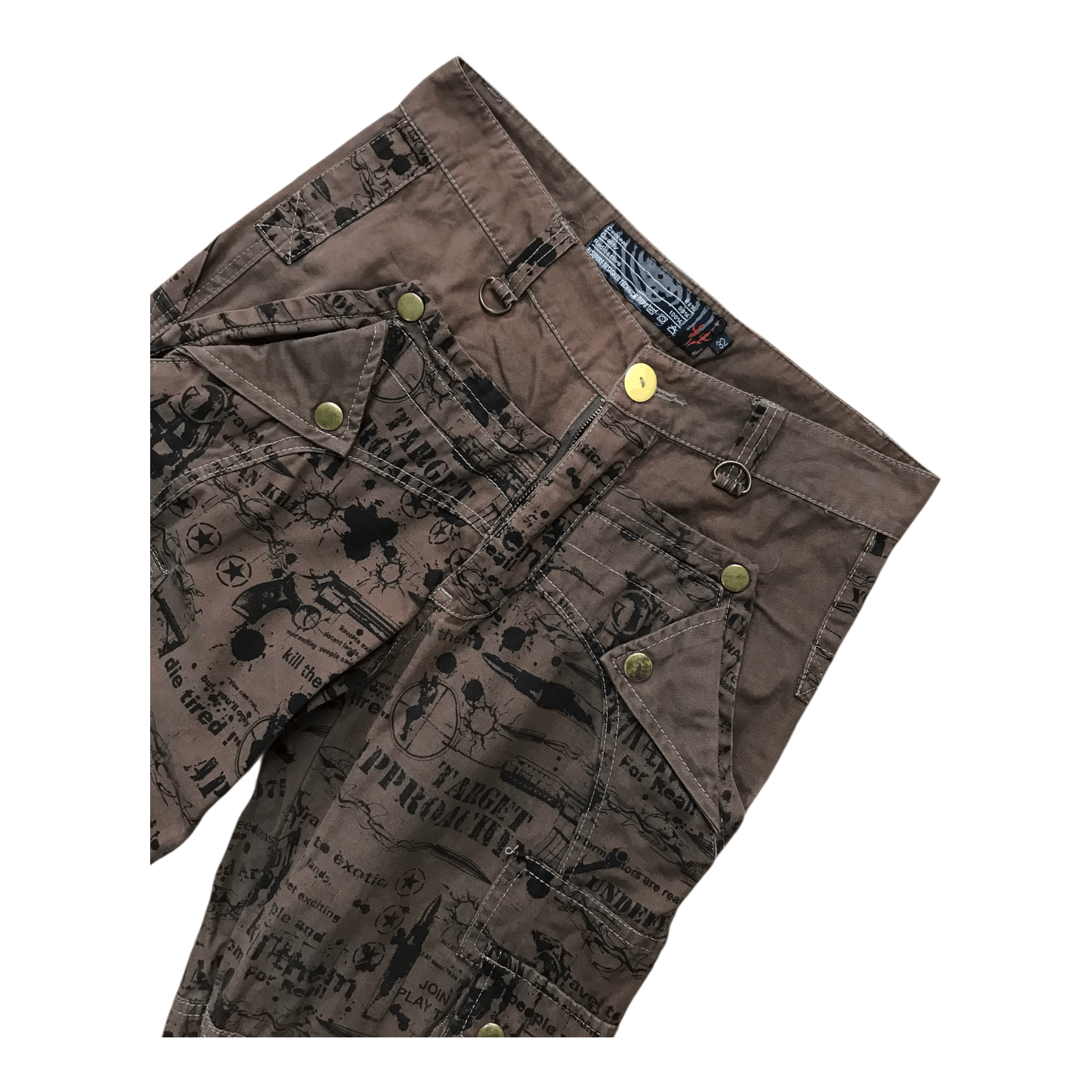 Japanese Brand Japanese Brand Full print Multi pocket Pant Size US 32 / EU 48 - 3 Thumbnail