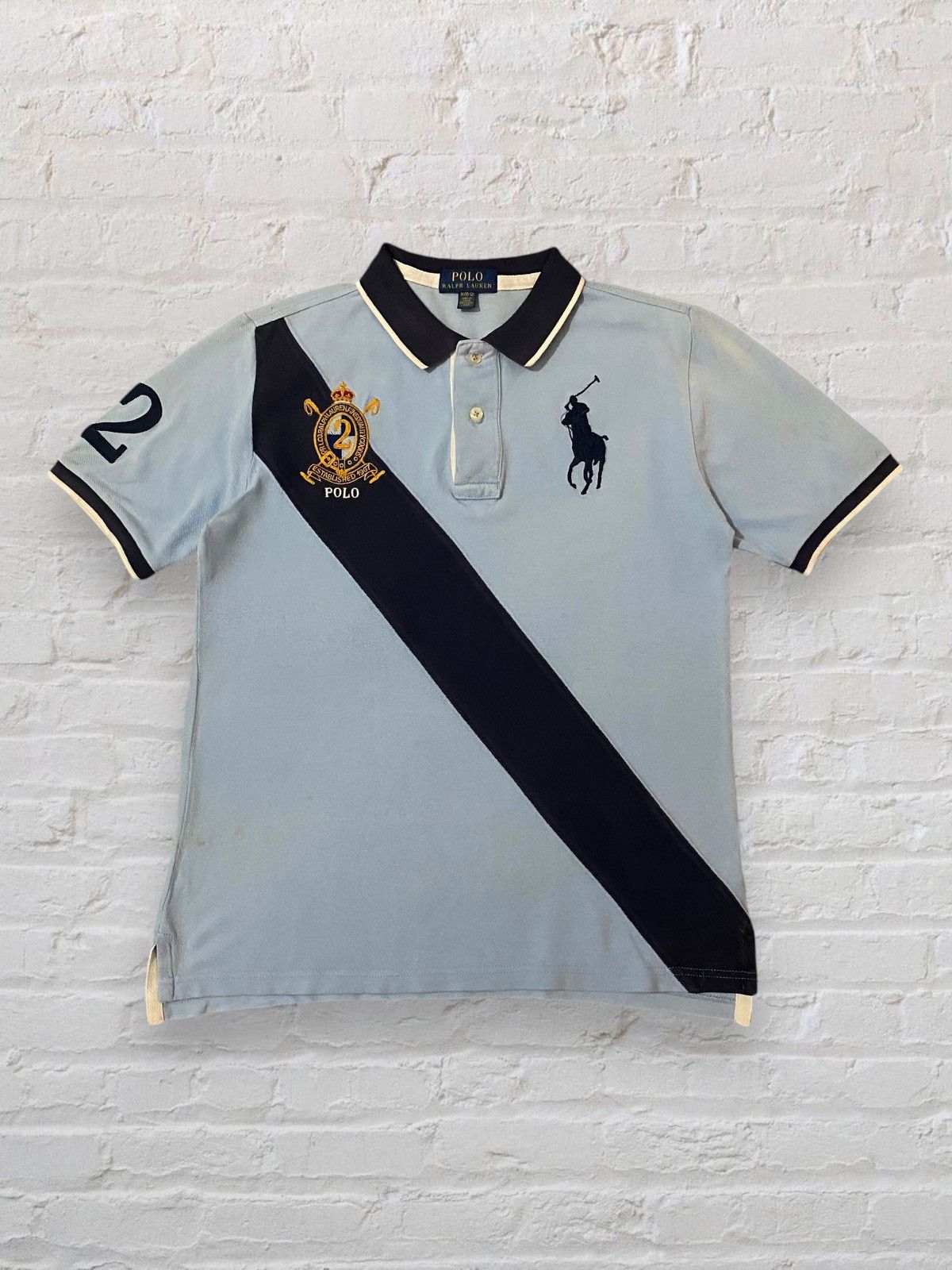 Polo Ralph Lauren POLO RALPH LAUREN STRIPED NO. 2 POLO TEE Size US M / EU 48-50 / 2 - 1 Thumbnail