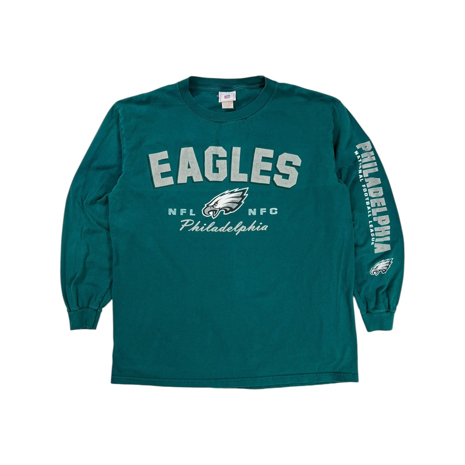 NFL × Vintage Vintage Y2K Philadelphia Eagles long sleeve print shirt (L) Size US L / EU 52-54 / 3 - 1 Thumbnail