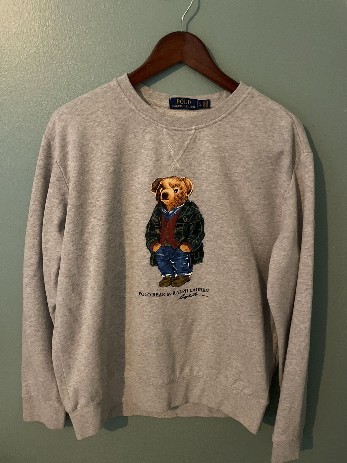 Polo Ralph Lauren Polo Bear Pullover Size US L / EU 52-54 / 3 - 1 Thumbnail