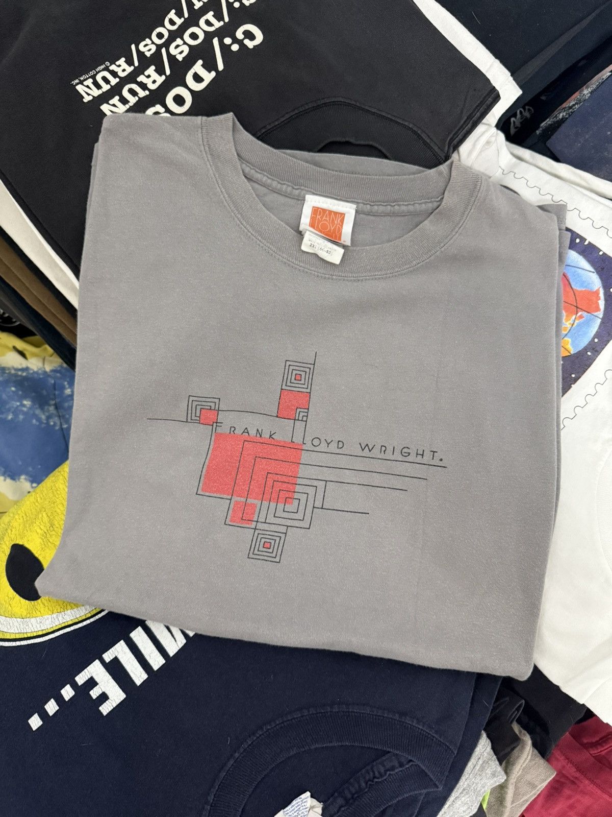 Architect × Vintage Frank Lloyd Wright Graphic Tee Size US XXL / EU 58 / 5 - 1 Thumbnail