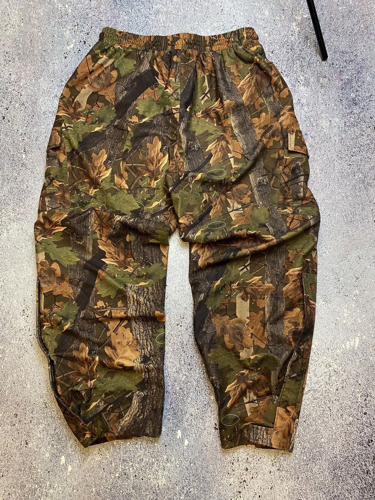 Japanese Brand × Realtree 💥JAPANESE CRAZY CAMO WATERPROOF PANTS Size US 43 - 9 Thumbnail