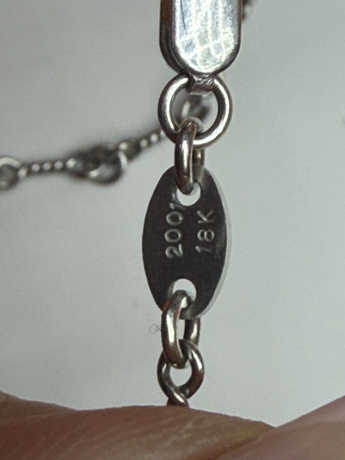 Chrome Hearts Chrome Hearts 18K White Gold Twist Chain Necklace Size ONE SIZE - 15 Thumbnail