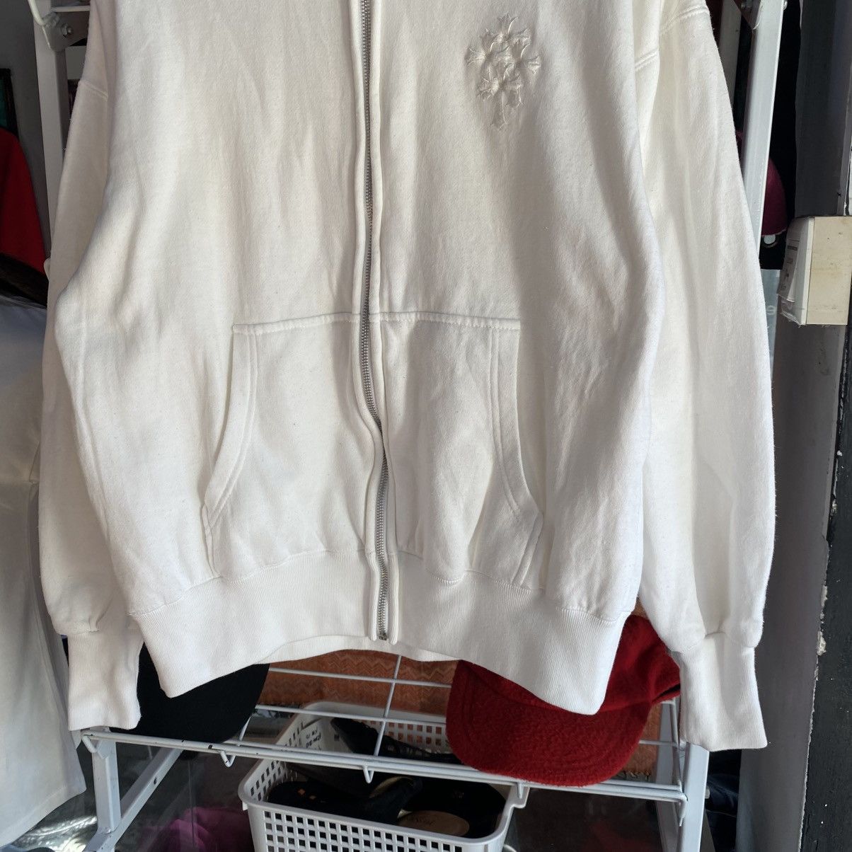 Japanese Brand Black Sculpture Inspired Chrome Hearts Cross Design Thermal Size US S / EU 44-46 / 1 - 5 Thumbnail