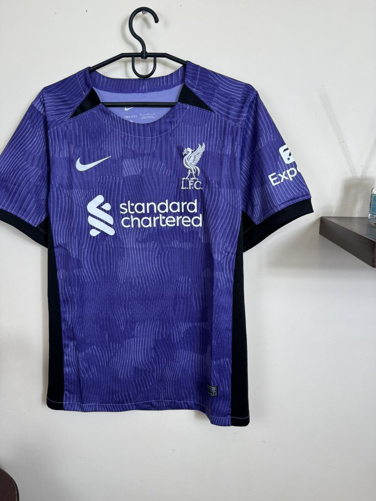 Nike Liverpool FC 2023/24 Nike Purple Third Team Shirt XL Men’s Size US M / EU 48-50 / 2 - 5 Thumbnail