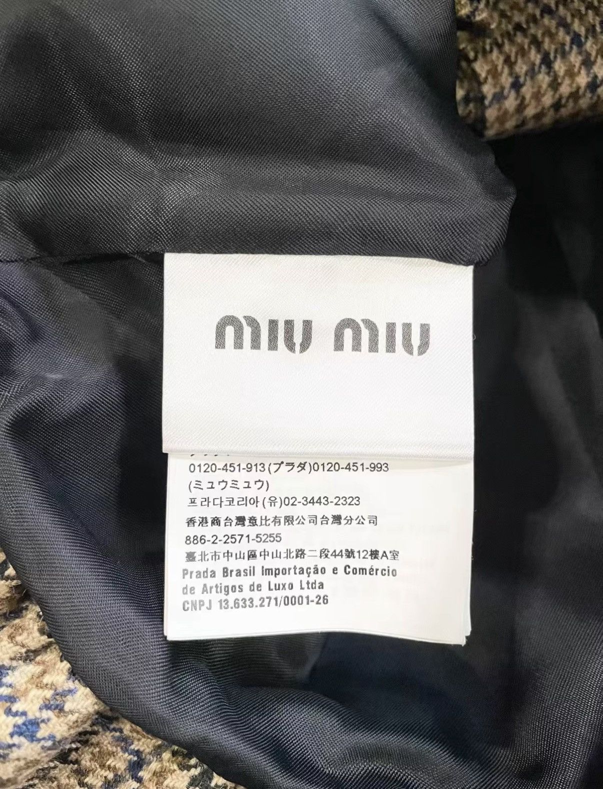 Miu Miu Miu Miu Classic Plaid Puff Sleeve Lace Trim Top J33 Size S / US 4 / IT 40 - 6 Thumbnail