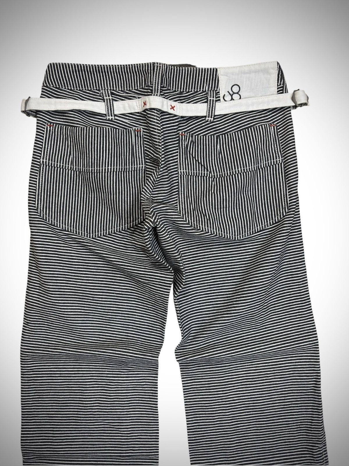 Japanese Brand 2000’s Johnbull - by KOJIMA Japan Hickory Jeans Buckleback Size US 28 / EU 44 - 2 Thumbnail