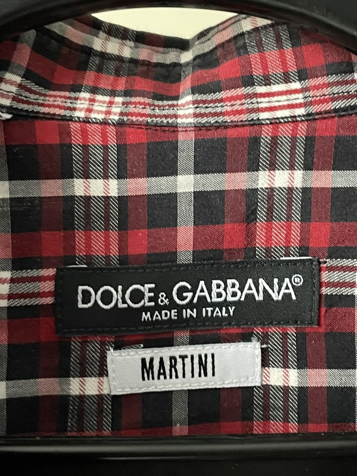 Dolce & Gabbana Dolce & Gabbana Martini Flannel Shirt Button Up Size US M / EU 48-50 / 2 - 15 Thumbnail