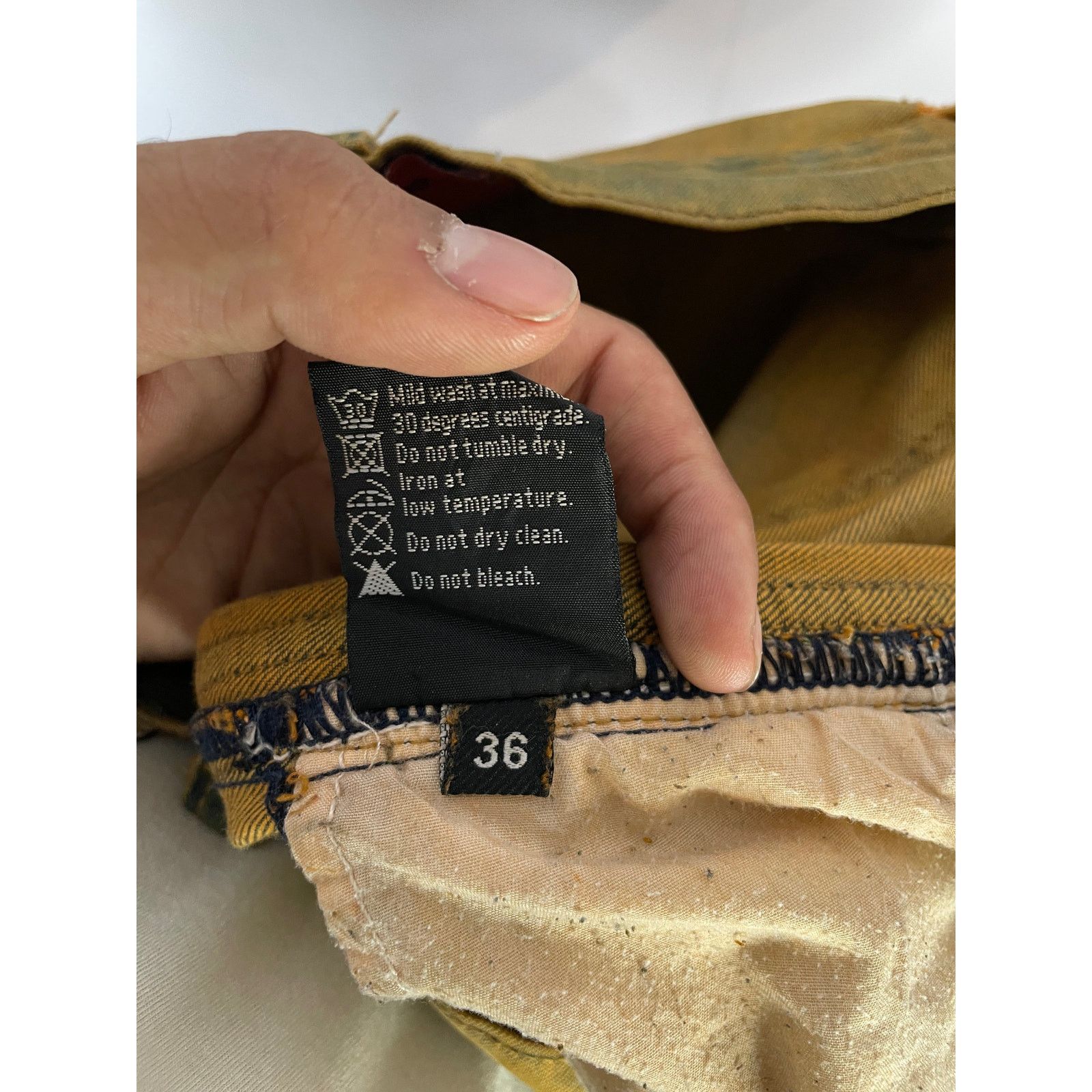 Who Decides War WDW Rust Sculture Jeans Size US 36 / EU 52 - 6 Thumbnail